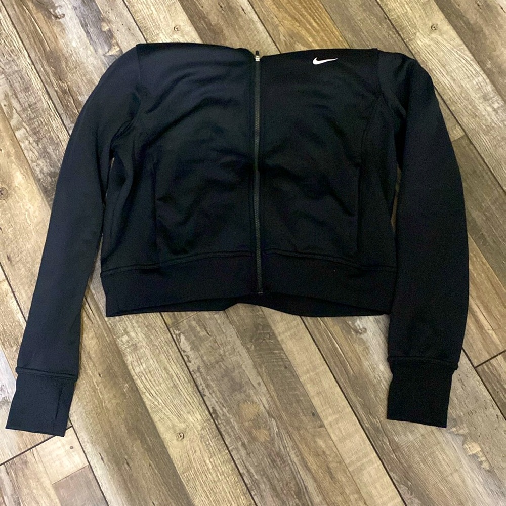 nike thermal yoga zip up